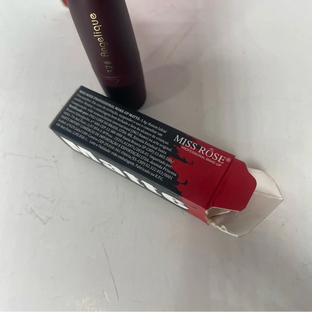 16 Tubes Miss Rose Lipstick Matte 11 Shades New 31 32 33 34 35 36 37 45 47 48 56